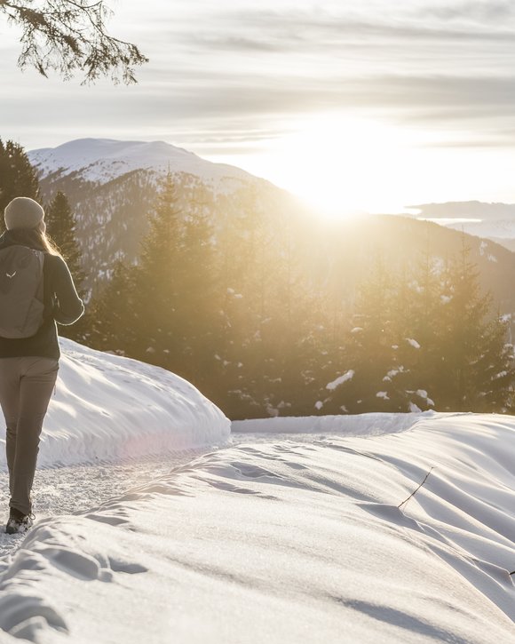 Schneeschuhwandern in den Dolomiten