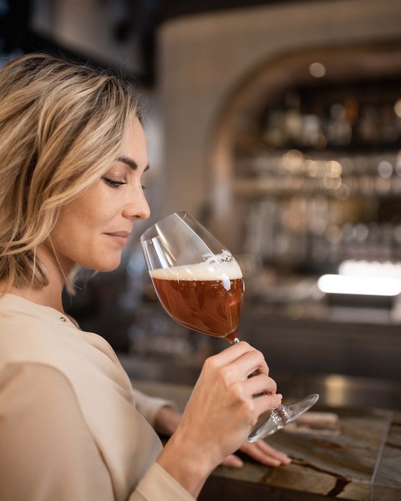 Das Bier unseres Hotels in Kaltern, Südtirol