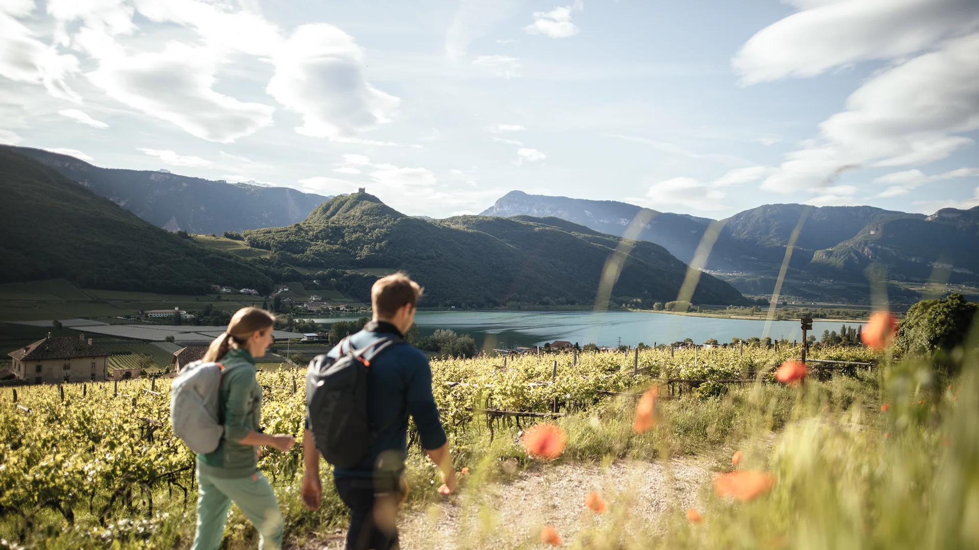 Frühling Kalterer See Wandern Südtirol Hotel